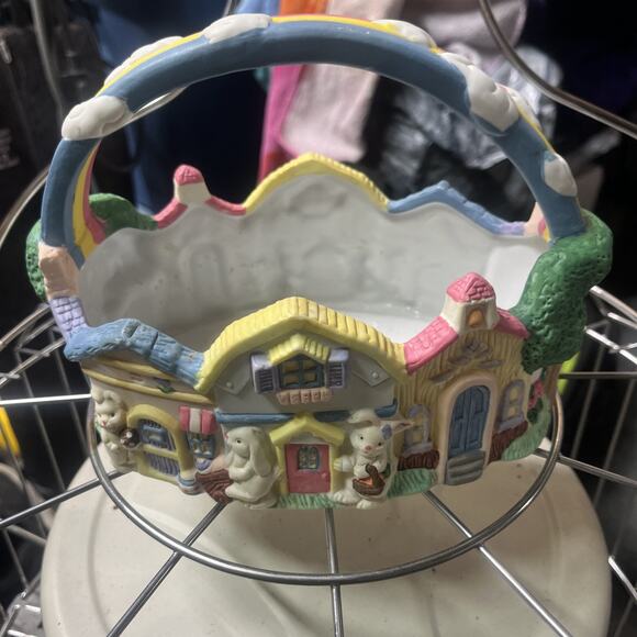 Other - ceramic easter basket ABC Distributiing